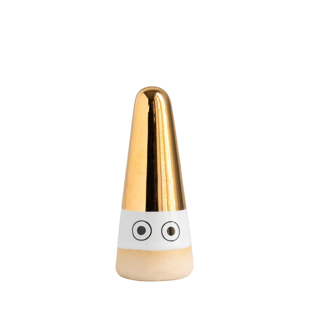 ‘Nisse' Christmas Ghost in 14k Gold Lustre | 2024 Limited Edition by Studio Arhoj - Lifestory