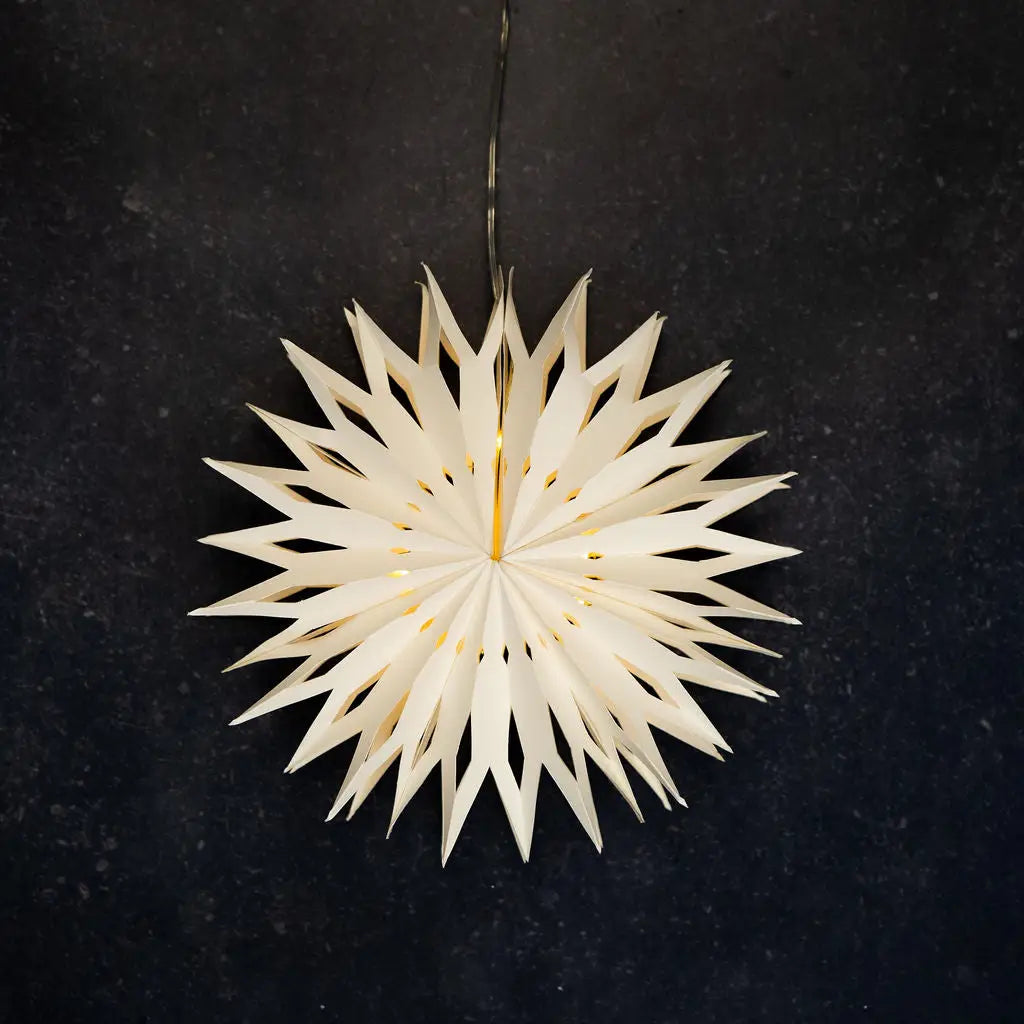 Neutron LED Lit Paper Hanging Star