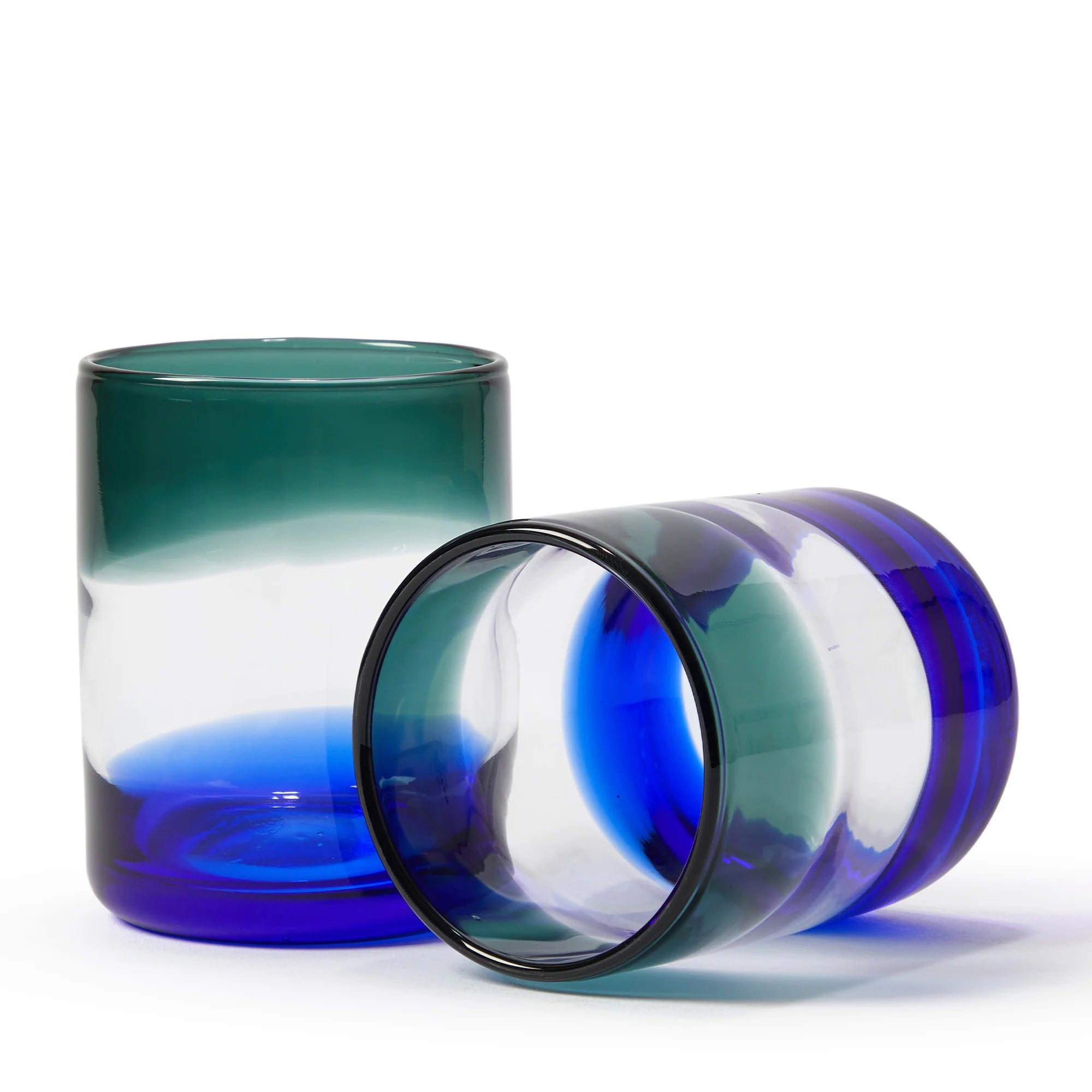 Ombre Tumbler in cobalt and green by The Conran Shop