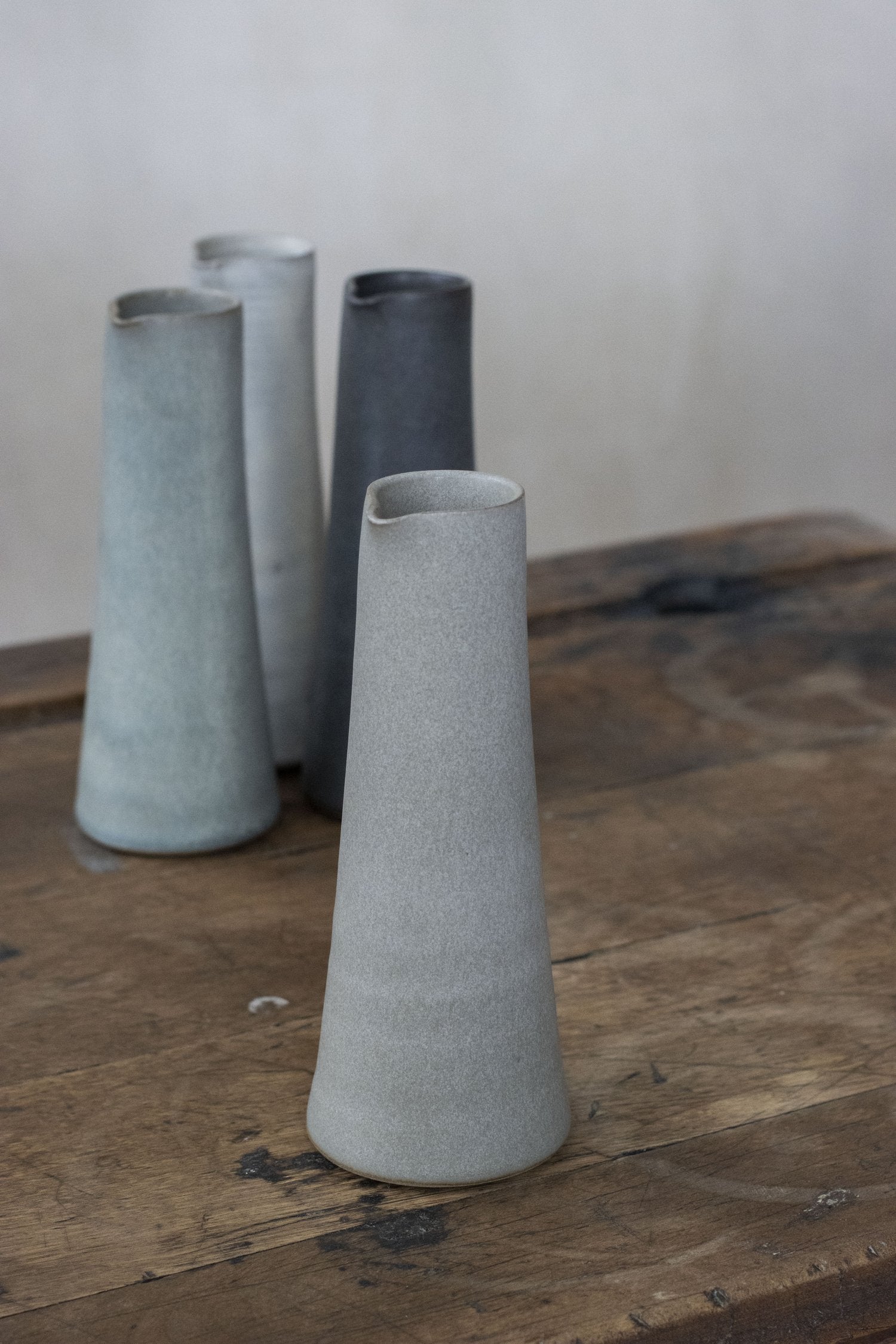 Tall Pourer / Jug | Feather Grey | by Borja Moronta - Lifestory