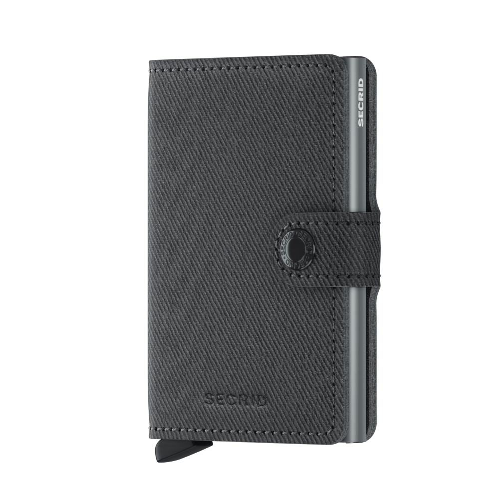 Miniwallet in Twist Grey Leather by Secrid Wallets - Lifestory