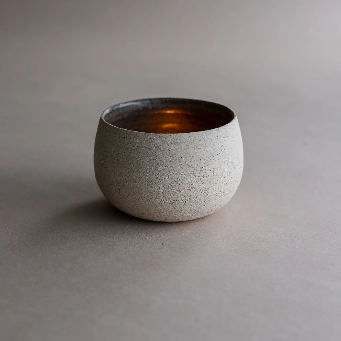 Lit Glow bowl in Charcoal by Sophia McEvoy Ceramics - Lifestory