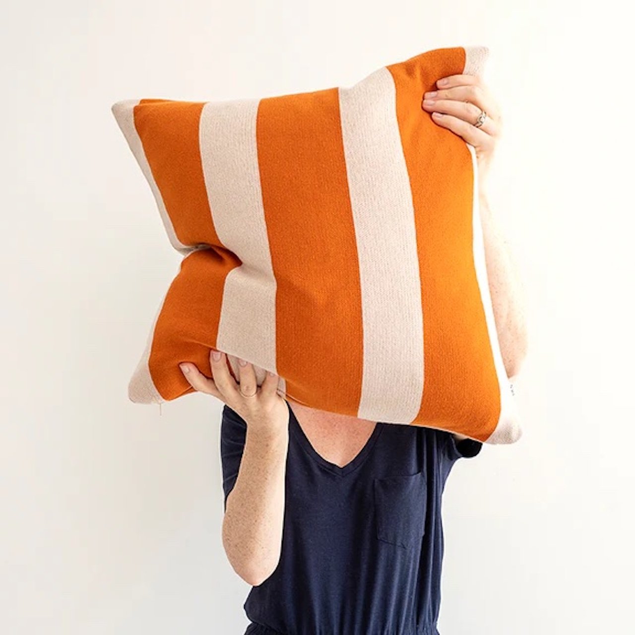 Sophie Home Enkel Cushion | Burnt Orange | Cotton & Duck Feather  - Lifestory