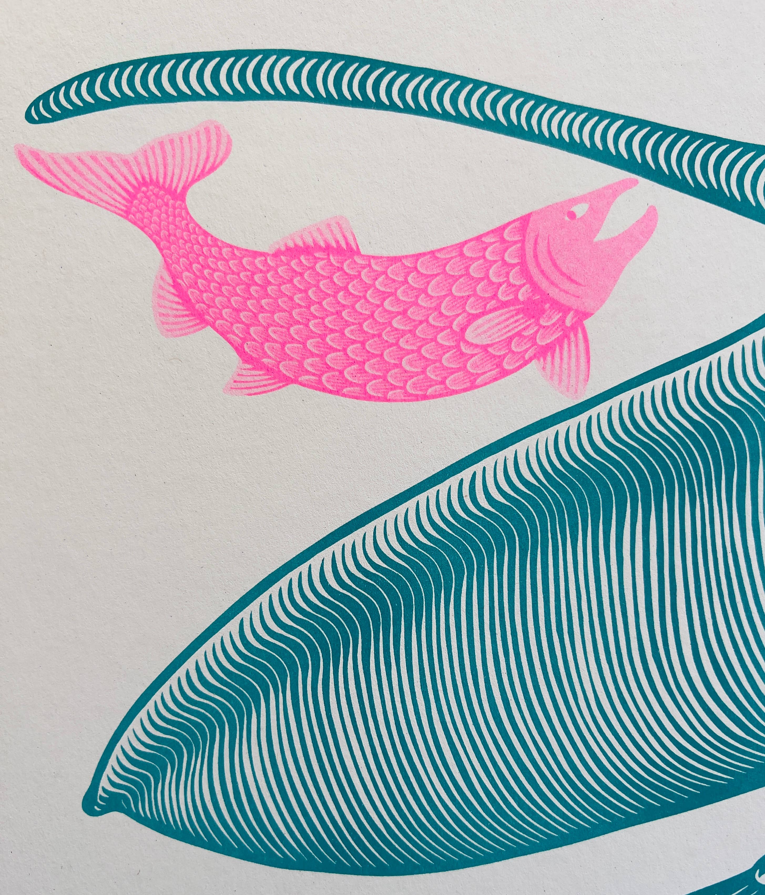 "Le Beak, C'est Chic" Unframed A3 Riso Print by Strangford - Lifestory