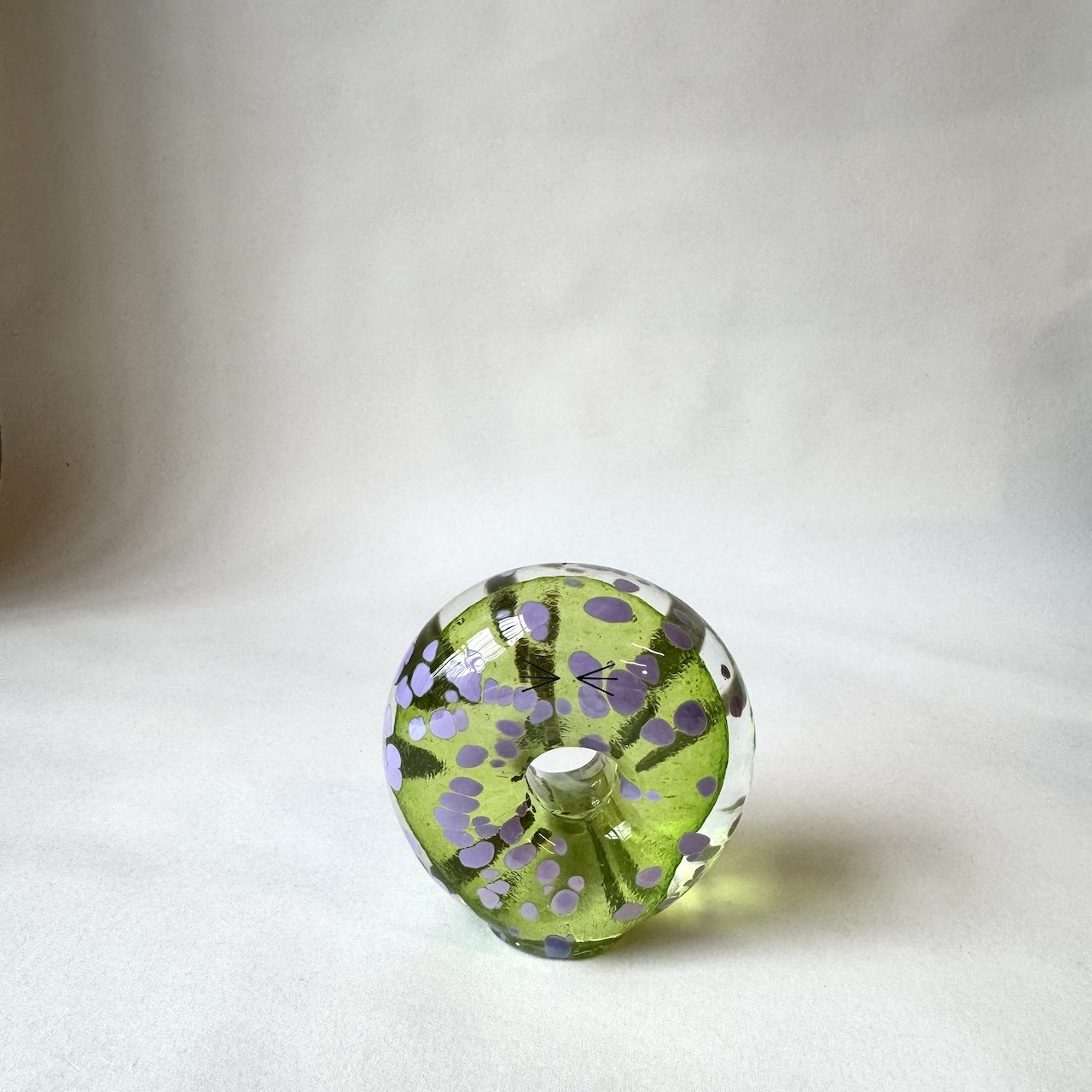 Crystal Blob | Daisy | Donut | handblown by Studio Arhoj