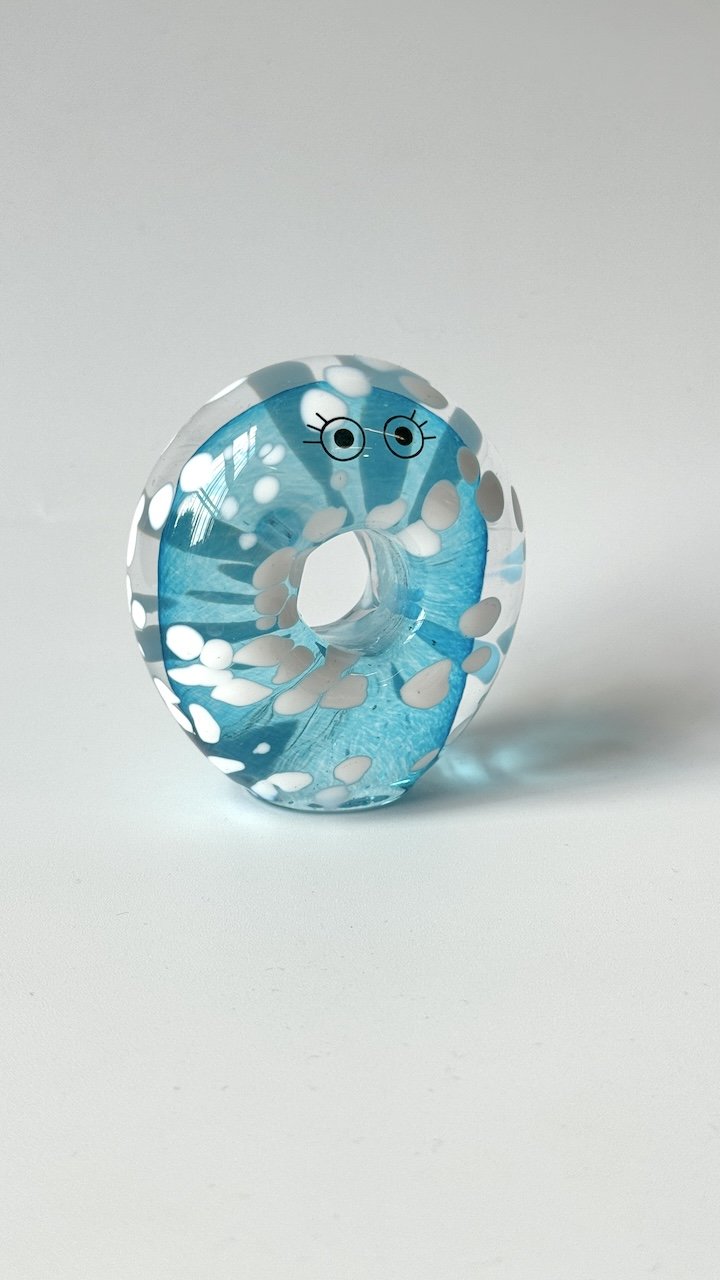 Crystal Blob | August Donut | handblown by Studio Arhoj
