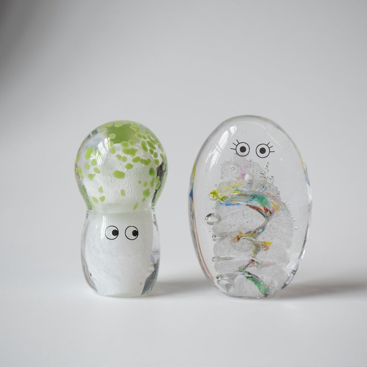 Studio Arhoj Crystal Blob | Lenny | Shroom in Green and White