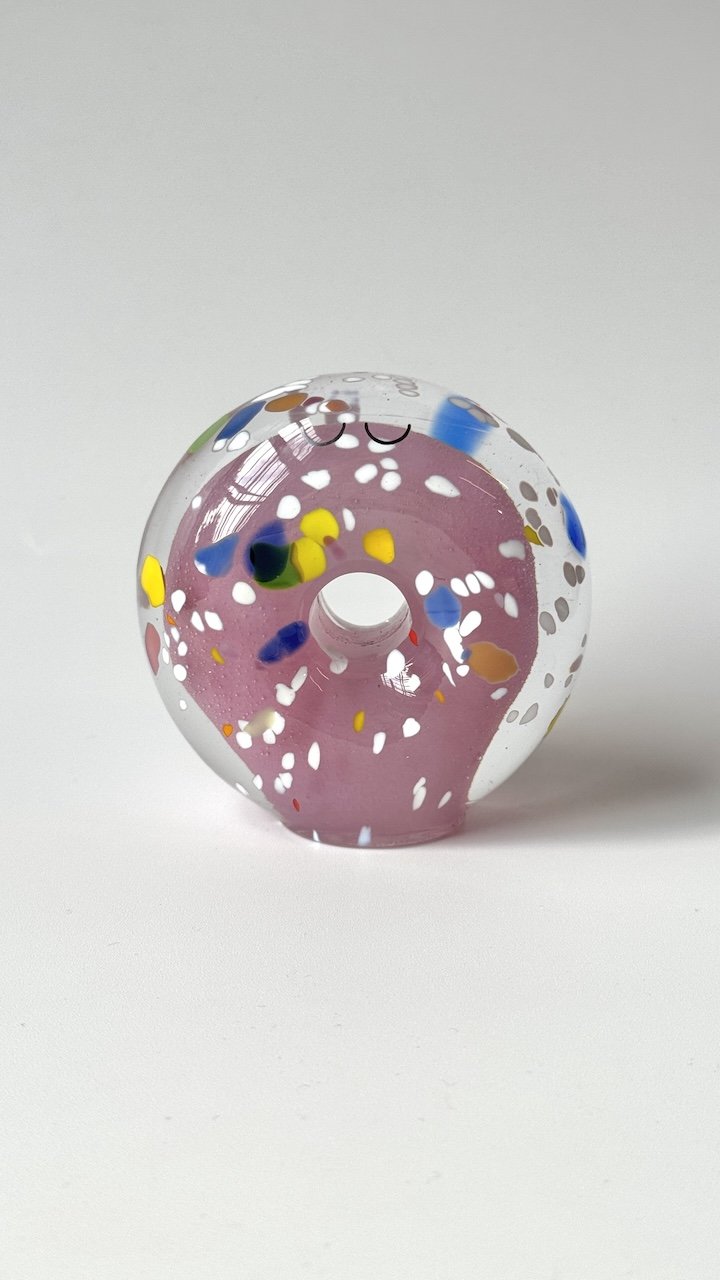Crystal Blob | Dessie Donut | handblown by Studio Arhoj