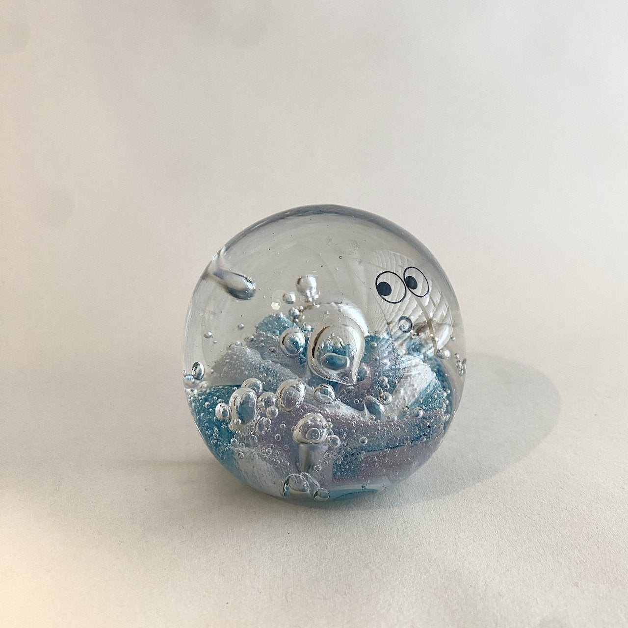 Studio Arhoj Crystal Blob | Underwater Blue | Handblown Glass - Lifestory