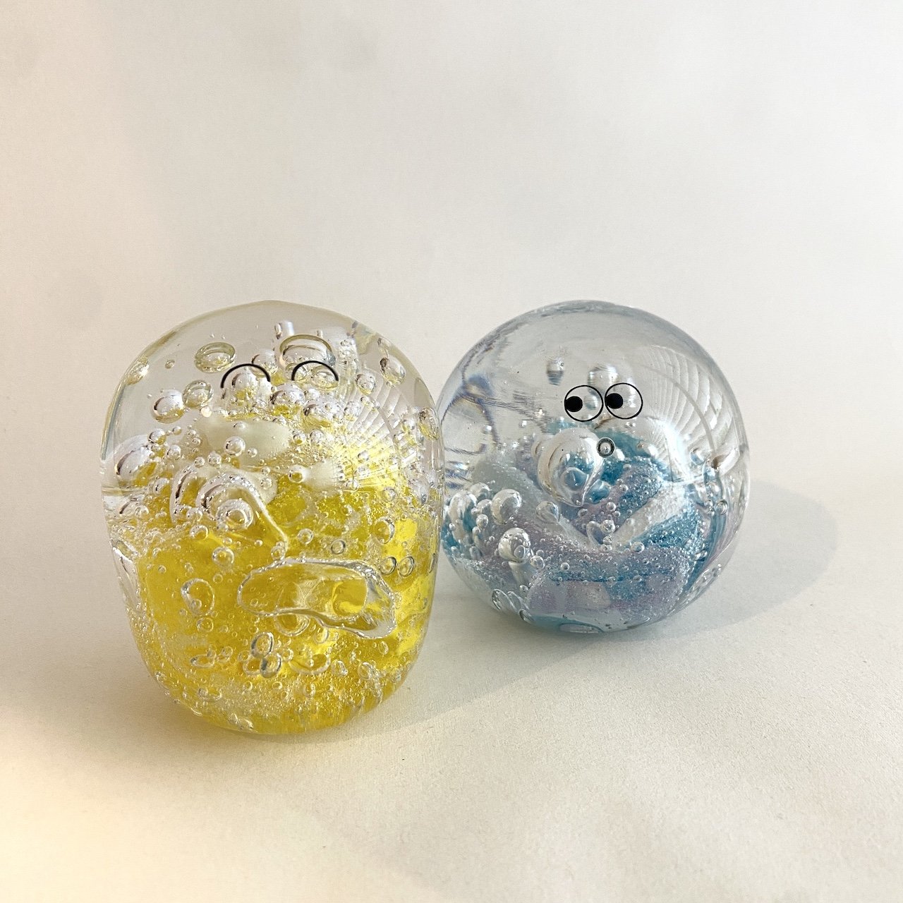 Studio Arhoj Crystal Blob | Yellow Belly | Handblown Glass - Lifestory