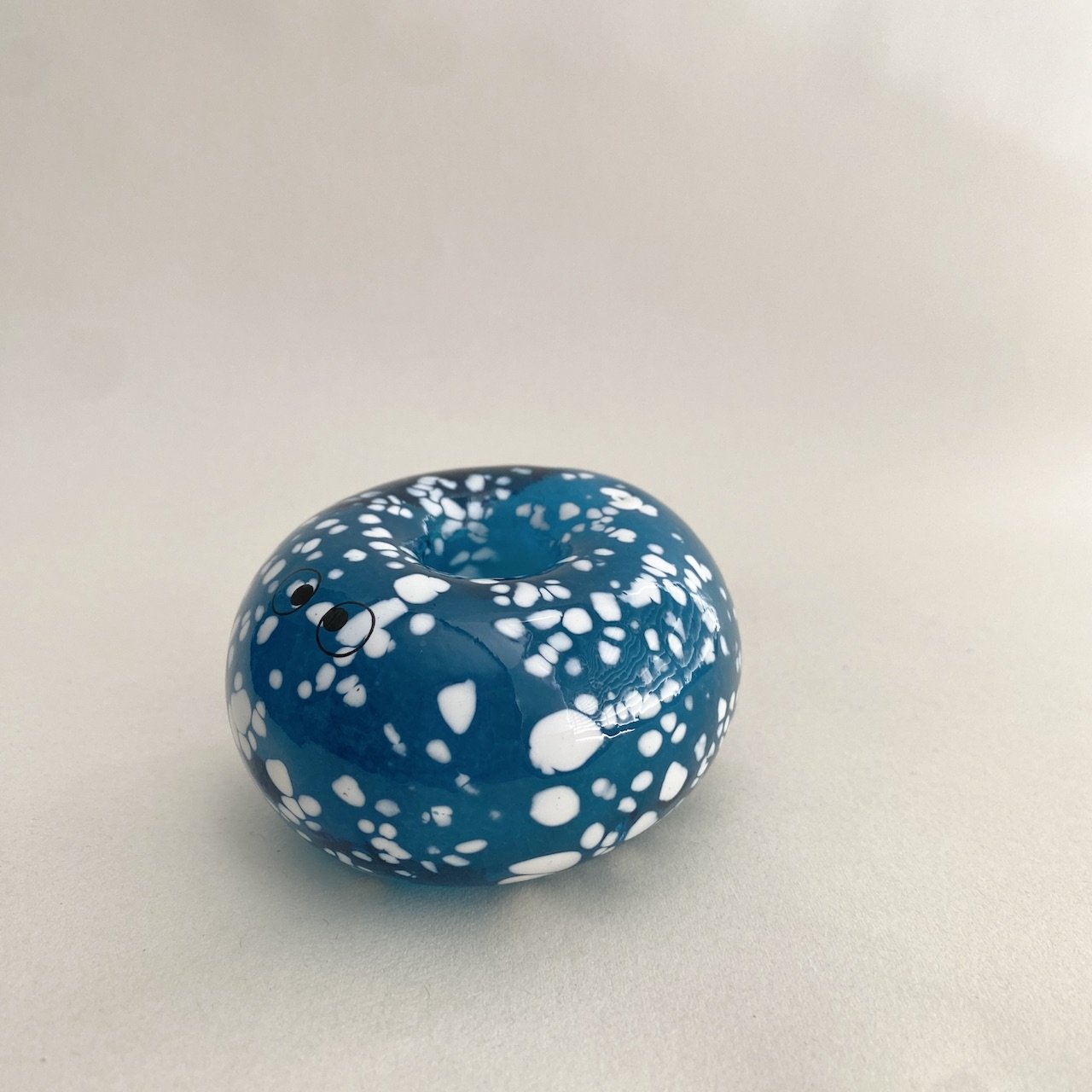 Studio Arhoj Crystal Blob | Deep Blue Dough | Handblown Glass - Lifestory