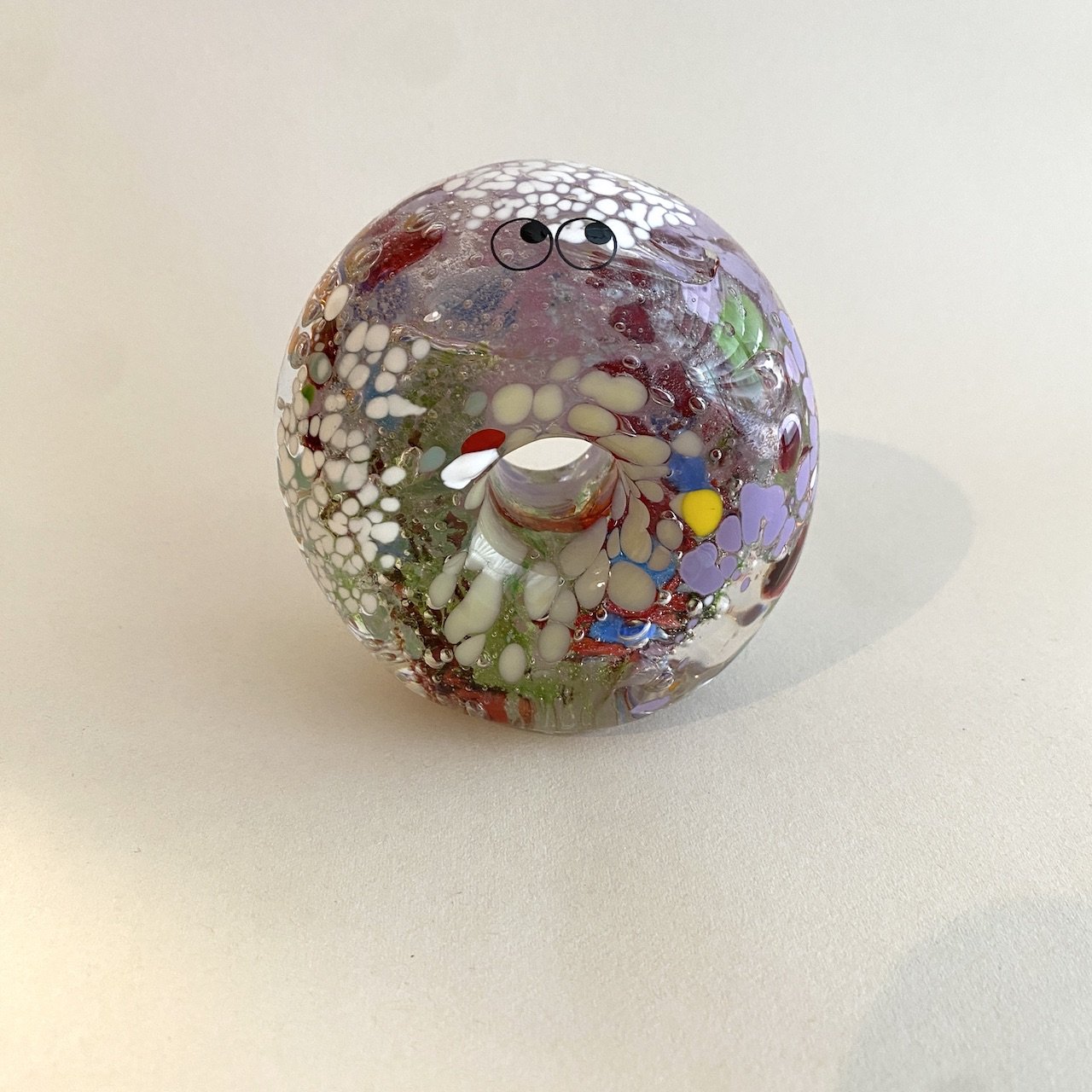 Studio Arhoj Crystal Blob | Candy Donut | Handblown Glass - Lifestory