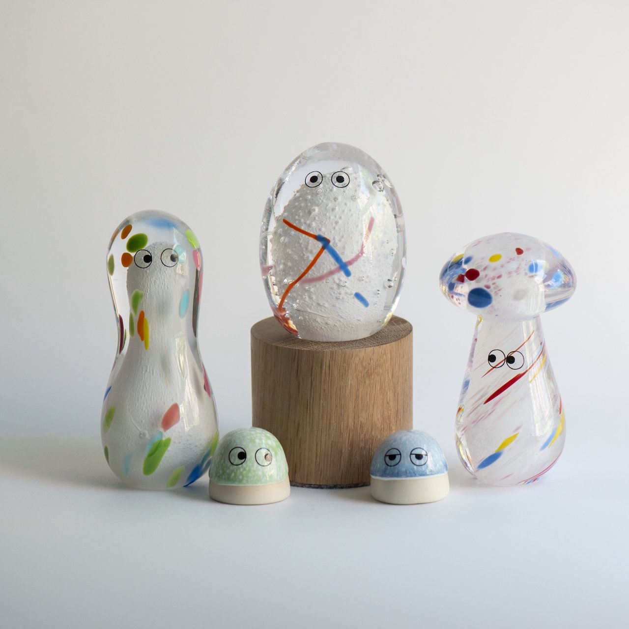 Crystal Blob | Lilian | handblown by Studio Arhoj