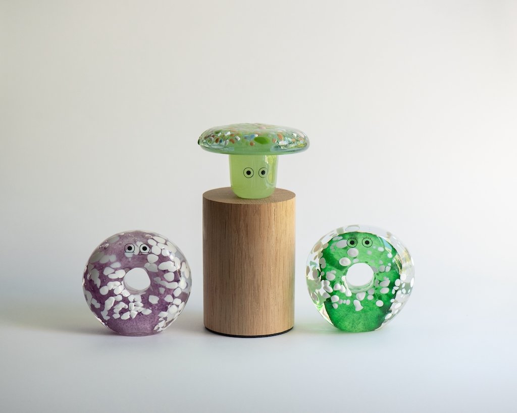Crystal Blob | Emil | Donut | handblown by Studio Arhoj