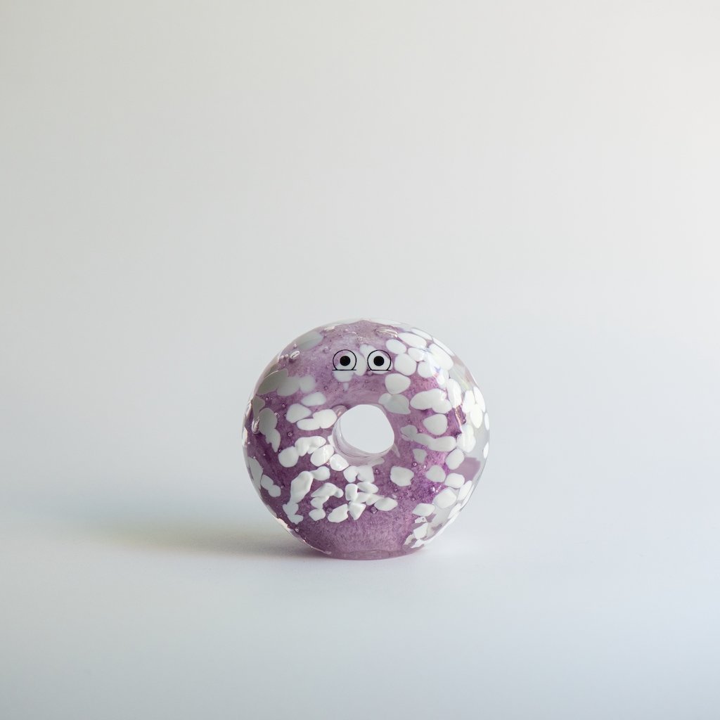 Crystal Blob | Emil | Donut | handblown by Studio Arhoj