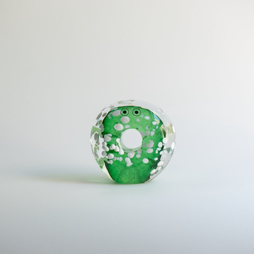 Crystal Blob | Anni | Donut | handblown by Studio Arhoj