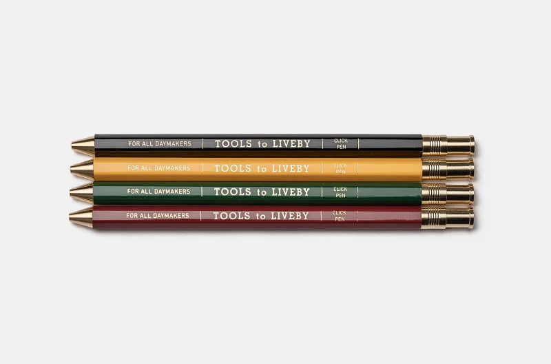 Tools to Liveby Wooden Ballpoint Pen | 0.5mm Tip Refillable - Lifestory
