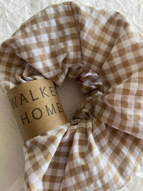 Walker Home Gingham Seersucker Scrunchies - 2 Pack - Lifestory