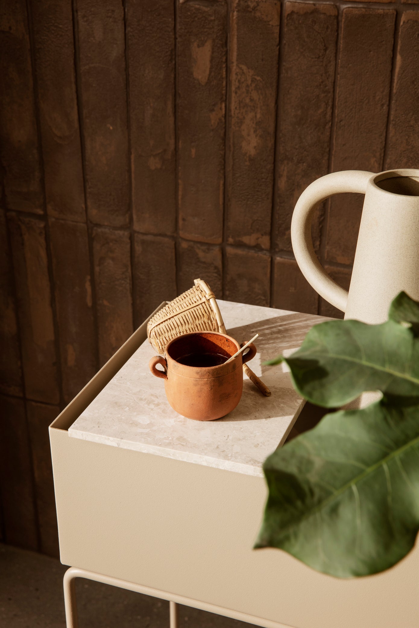 Tray for Plant Box | Marble - Lifestory - ferm LIVING