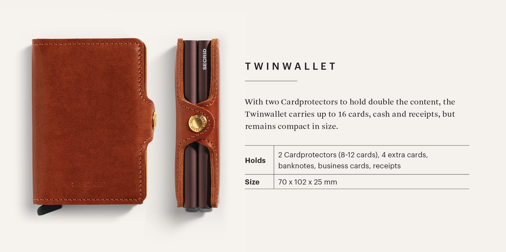 Twinwallet in Original Black by Secrid Wallets - Lifestory - Secrid Wallets