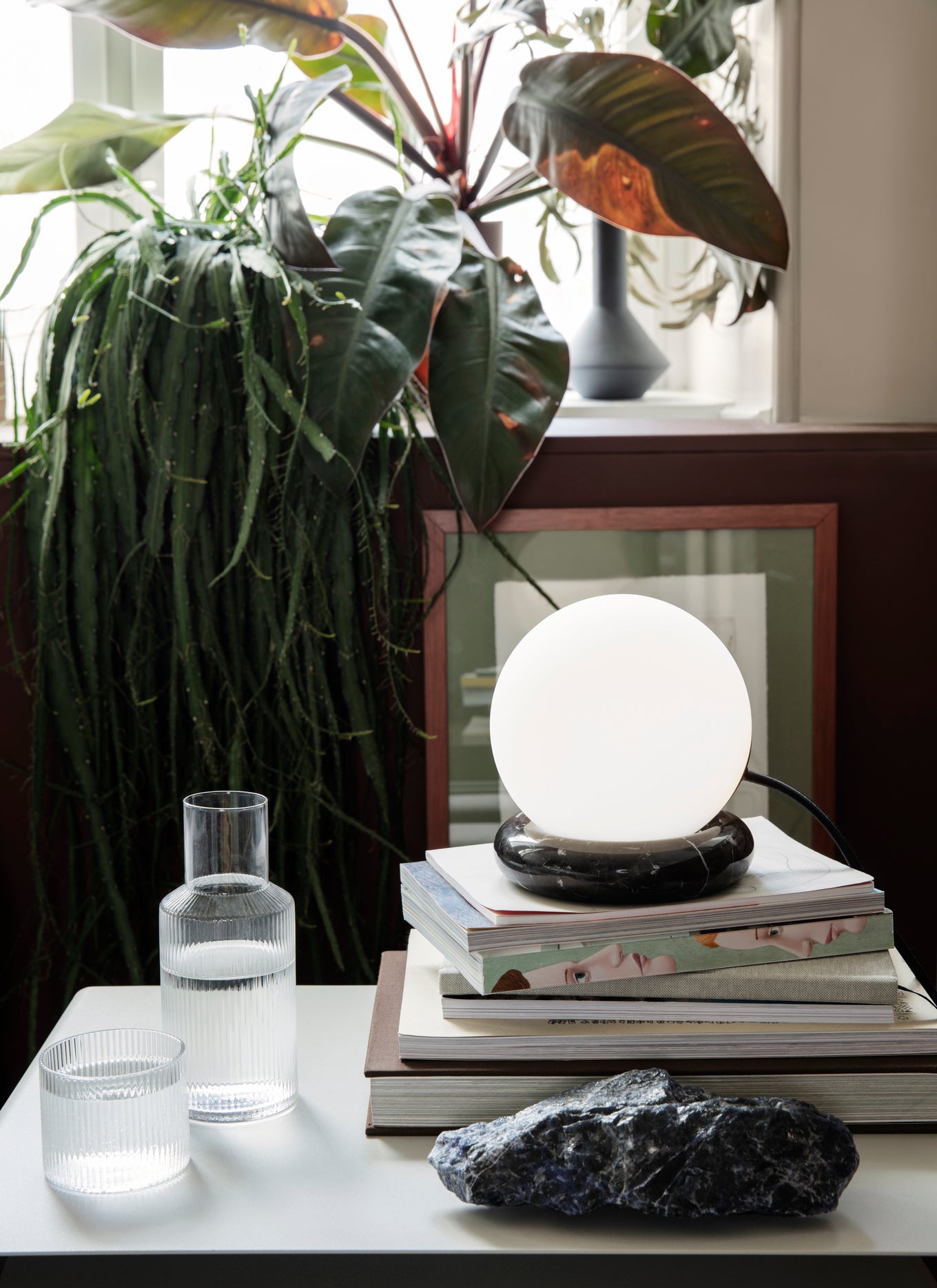Rest Lamp | Black Marble | Table Lamp - Lifestory - ferm LIVING