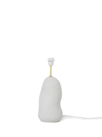 Hebe Lamp Base Medium | Ceramic | Off-White - Lifestory