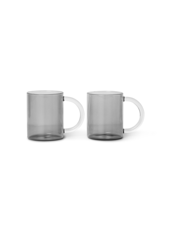 Still Mug, set of 2 | Smoked Grey - Lifestory - ferm LIVING