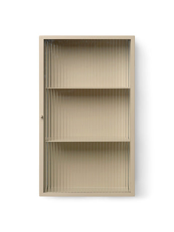 Wall Cabinet | Haze Reeded Glass Cabinet - Lifestory - ferm Living