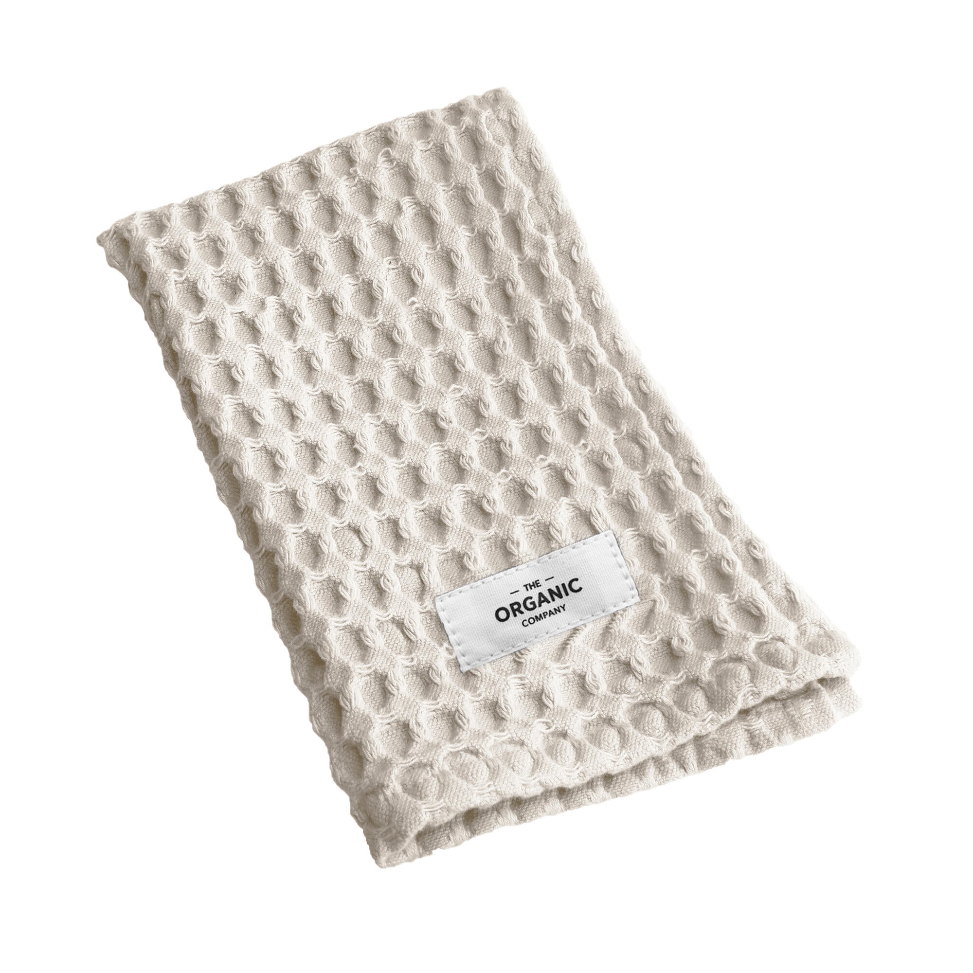 Big Waffle Kitchen and Wash Cloth in Stone by The Organic Company - Lifestory - The Organic Company