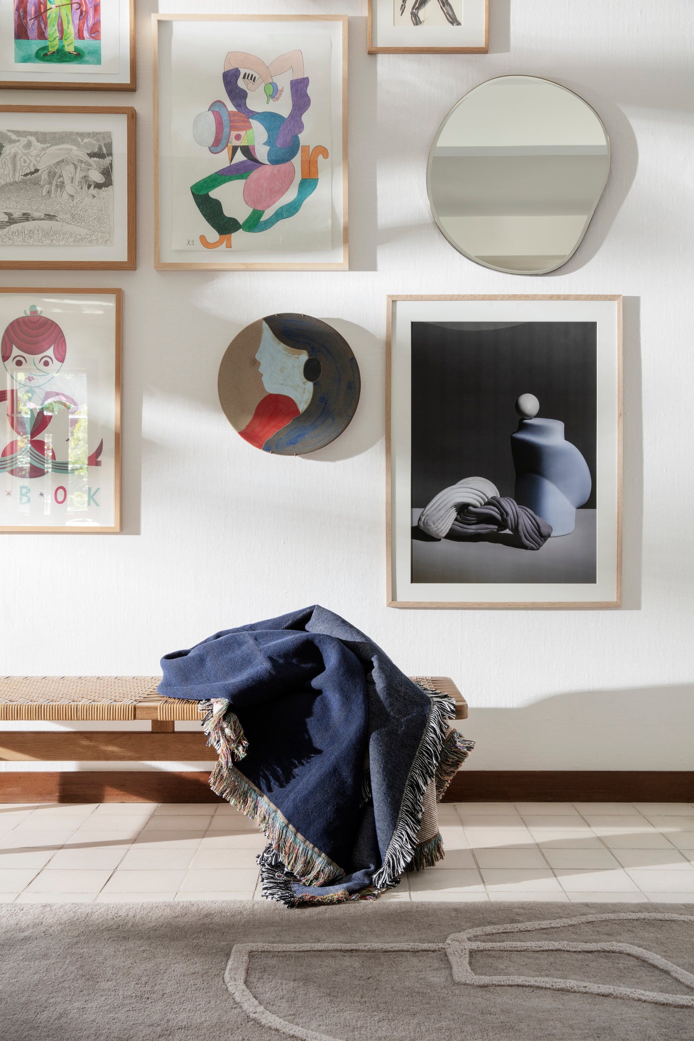 Pond Mirror | Wall Mirror | Brass | Small - Lifestory - ferm LIVING