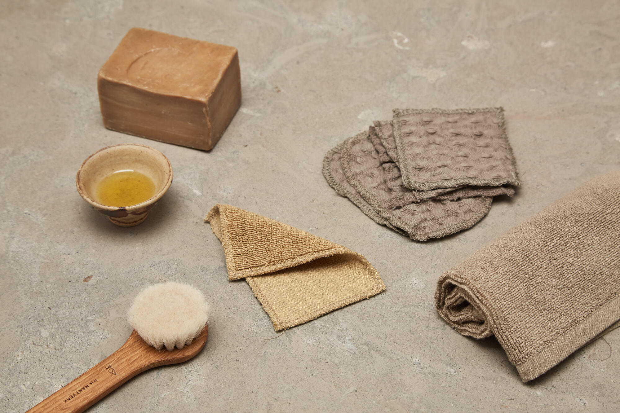 Re-usable Waffle Make Up Pads | Clay | by The Organic Company - Lifestory - The Organic Company