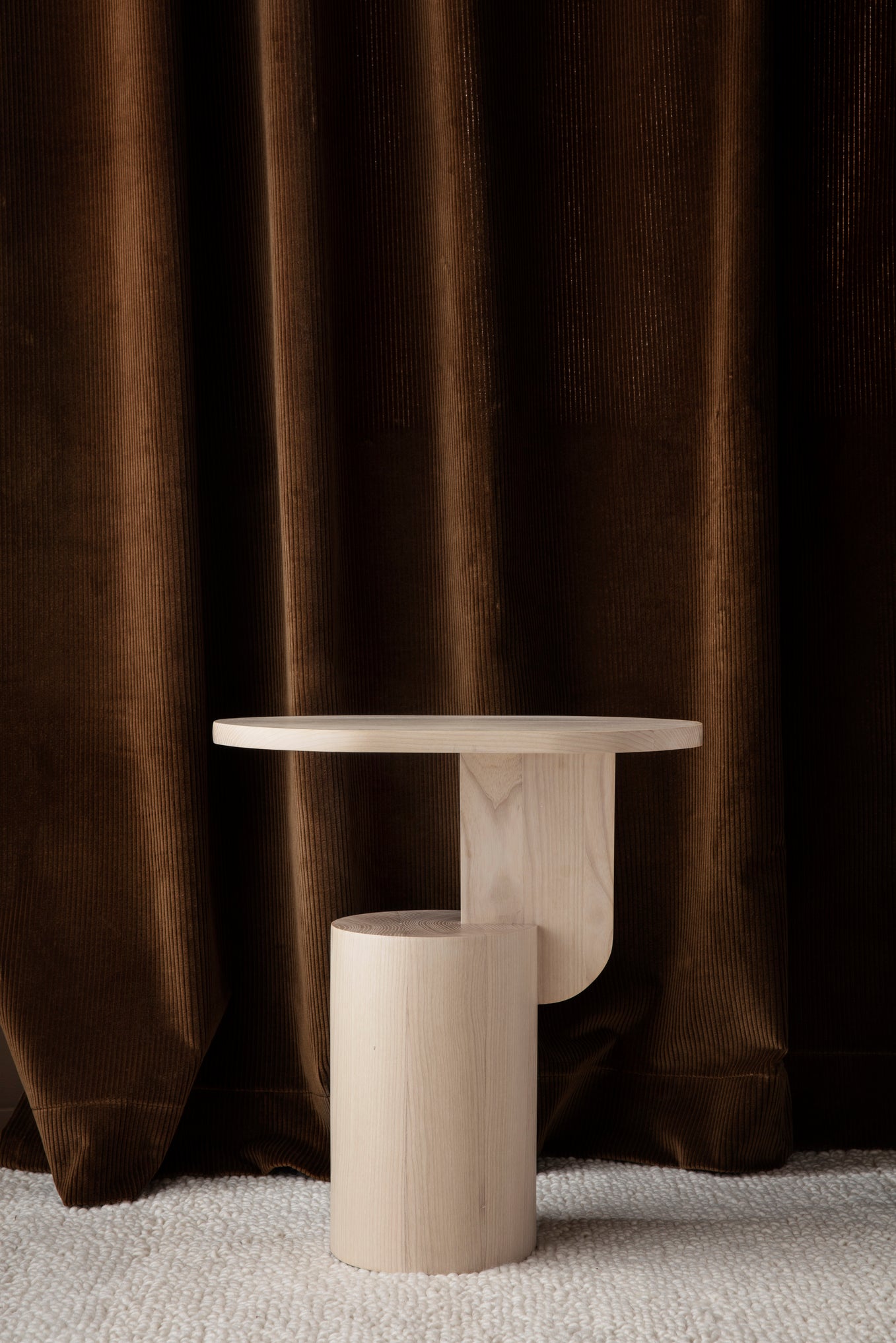 Insert Side Table in Black Ash or Natural Ash - Lifestory - ferm LIVING