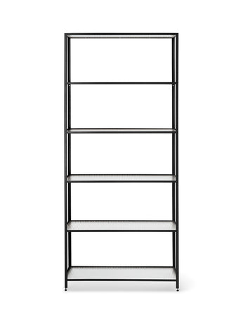 Haze Bookshelf | Reeded Glass & Metal | Various Colours - Lifestory - ferm Living