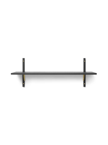 Sector Shelf | Single Wide With Brass Brackets - Lifestory - ferm LIVING