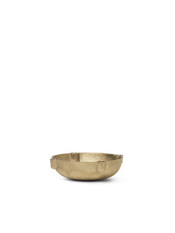 Bowl Candle Holder | Small | Brass | by ferm Living - Lifestory - ferm LIVING