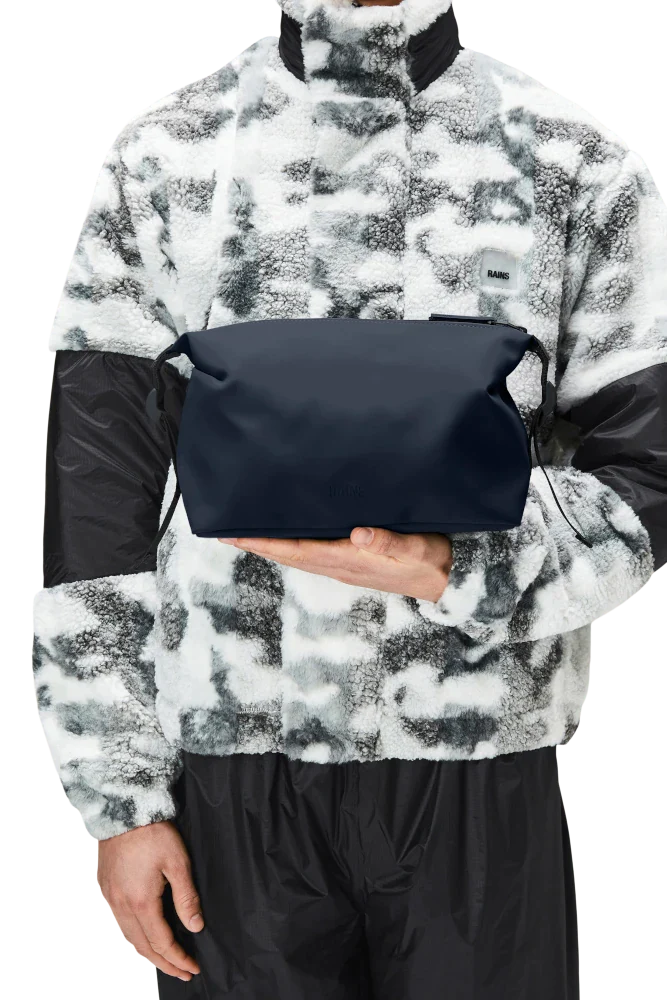 Hilo Wash Bag | Navy | Waterproof | by Rains - Lifestory