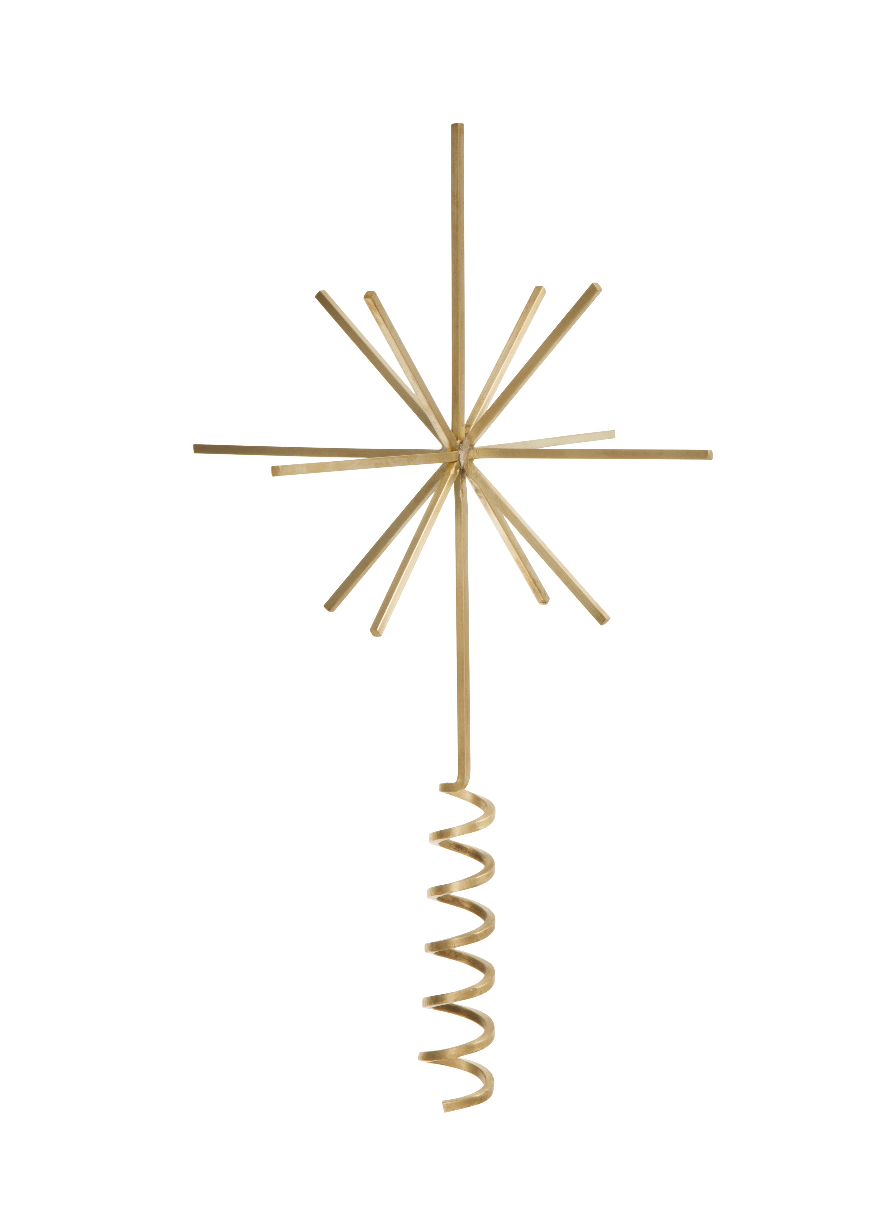 Brass Christmas Tree Top Star - Lifestory - ferm Living