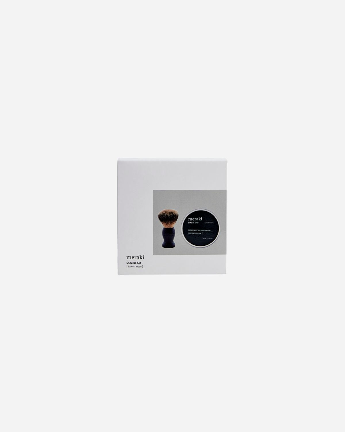 Shaving Kit | Gift Box with Soap and Brush | Harvest Moon - Lifestory - Meraki