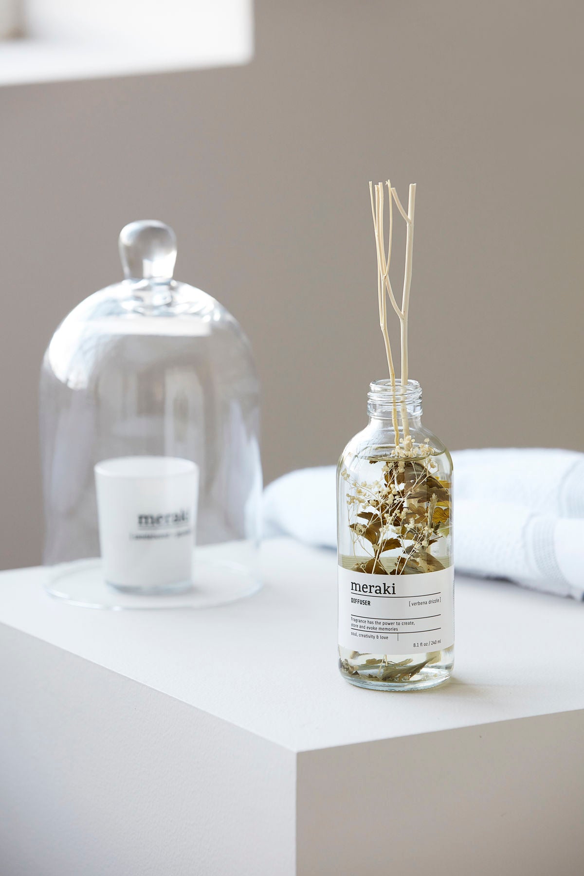 Reed Diffuser | Room Fragrance | Verbena Drizzle | by Meraki - Lifestory - Meraki