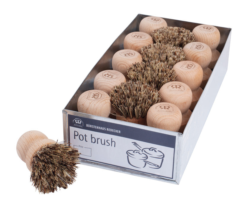 Pot brush in beech wood - Lifestory - Redecker