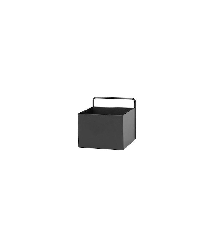 Wall plant box square in black - Lifestory - ferm LIVING