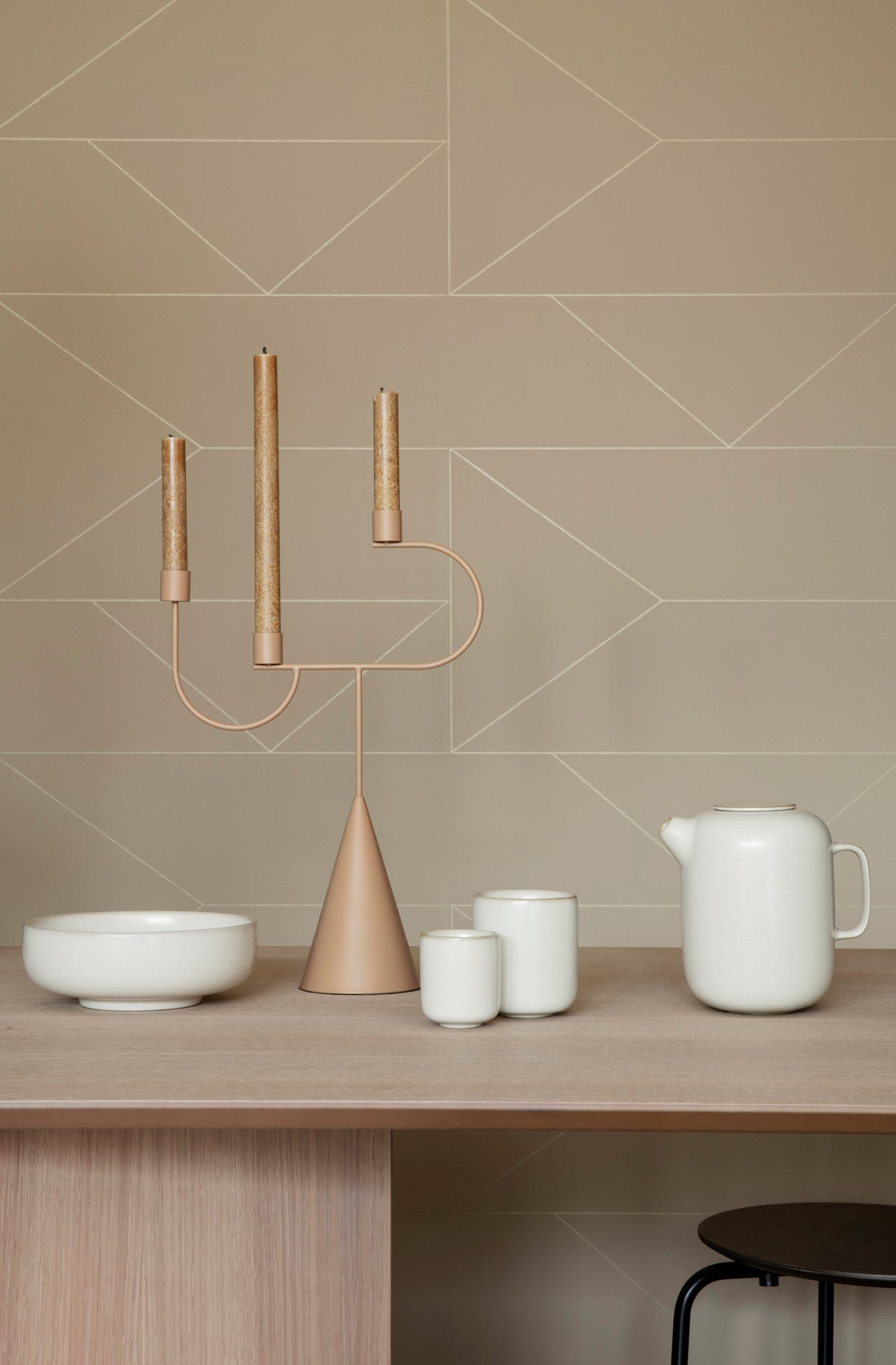 Sekki Milk Jar / Jug with lid | Cream | Ceramic | by ferm Living - Lifestory