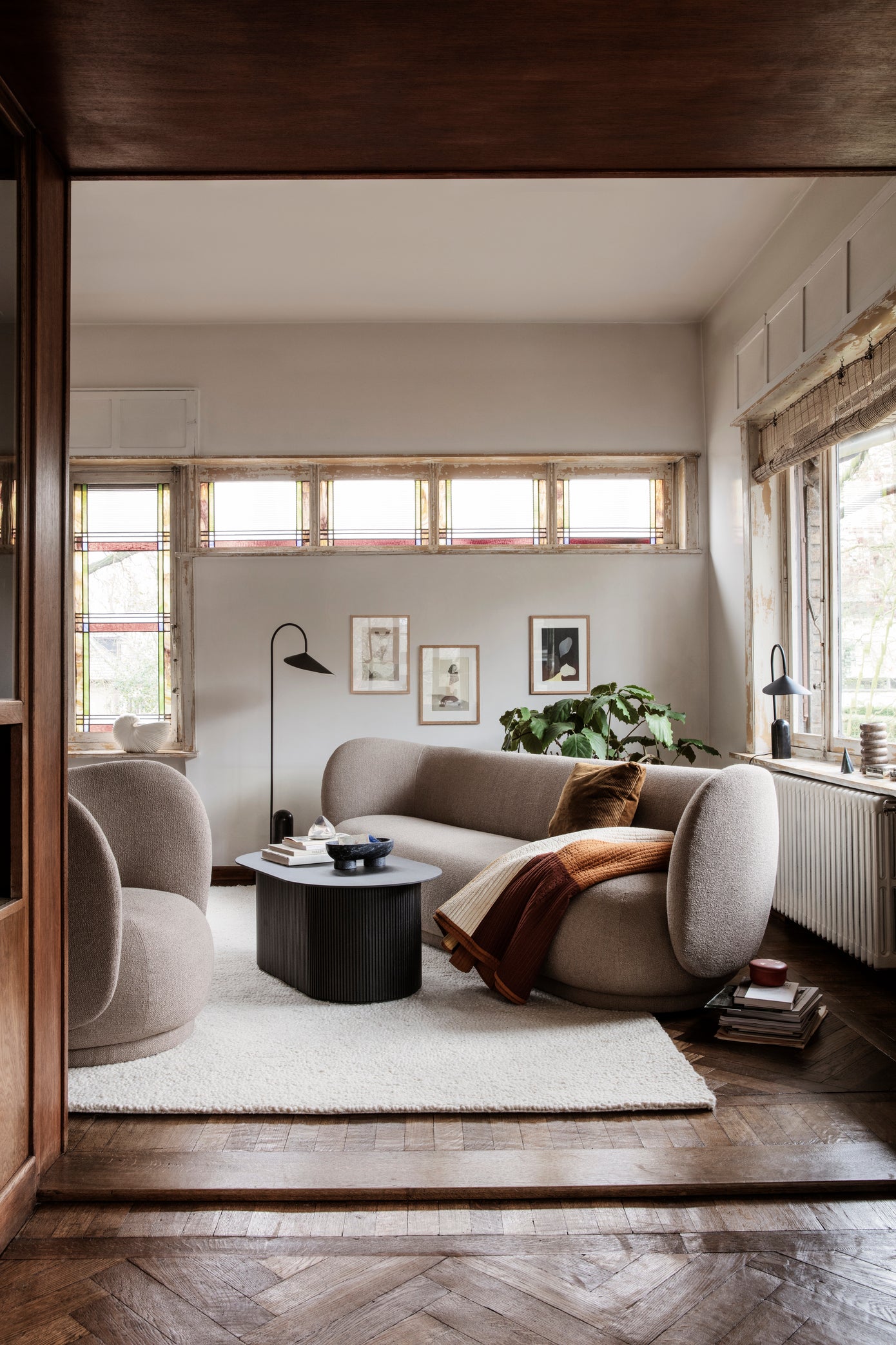 Rico Lounge Chair | Armchair | Bouclé fabric - Lifestory - ferm Living