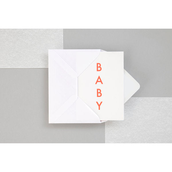 BABY Card Orange/White by ola - Lifestory - ola