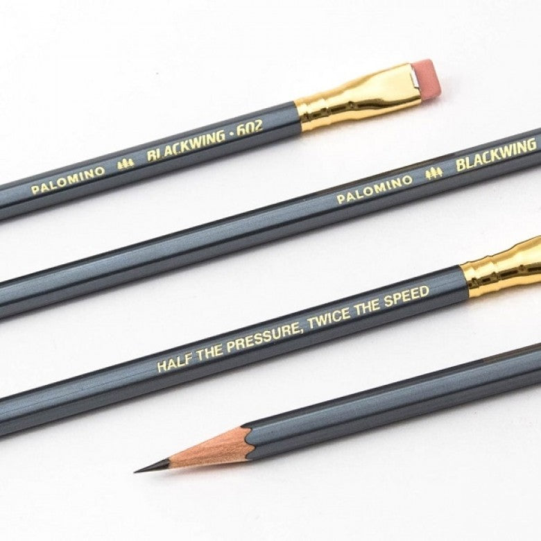 Blackwing Palomino 602 | Single Firm Black Pencil with Eraser | by Blackwing - Lifestory - Blackwing