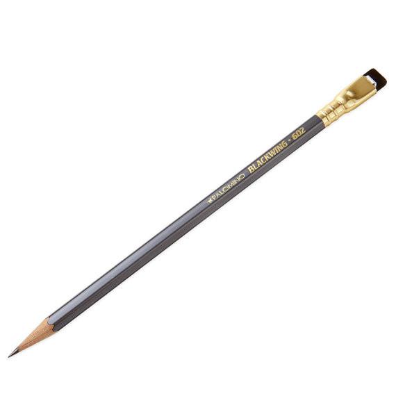 Blackwing Palomino 602 | Single Firm Black Pencil with Eraser | by Blackwing - Lifestory - Blackwing
