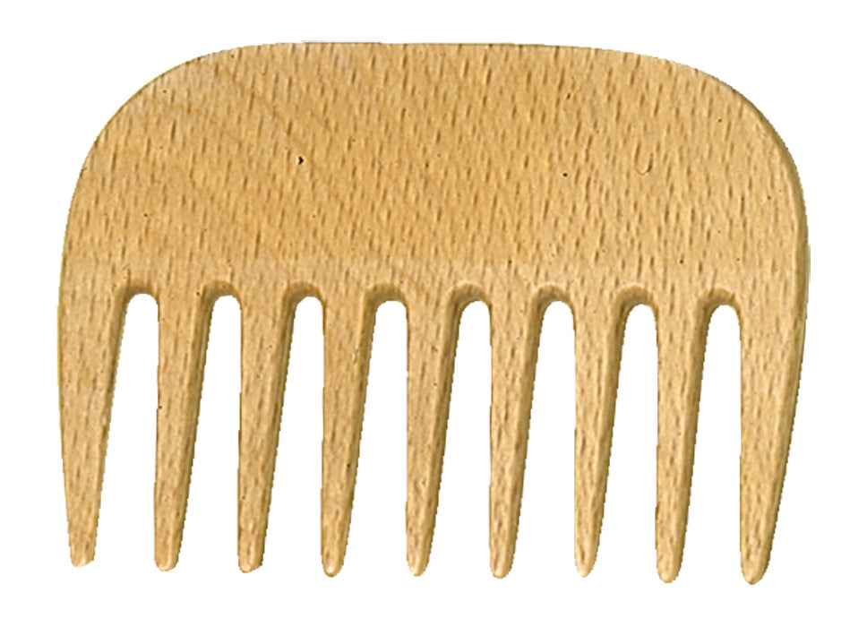 Wide toothed comb in beech wood - Lifestory - Redecker
