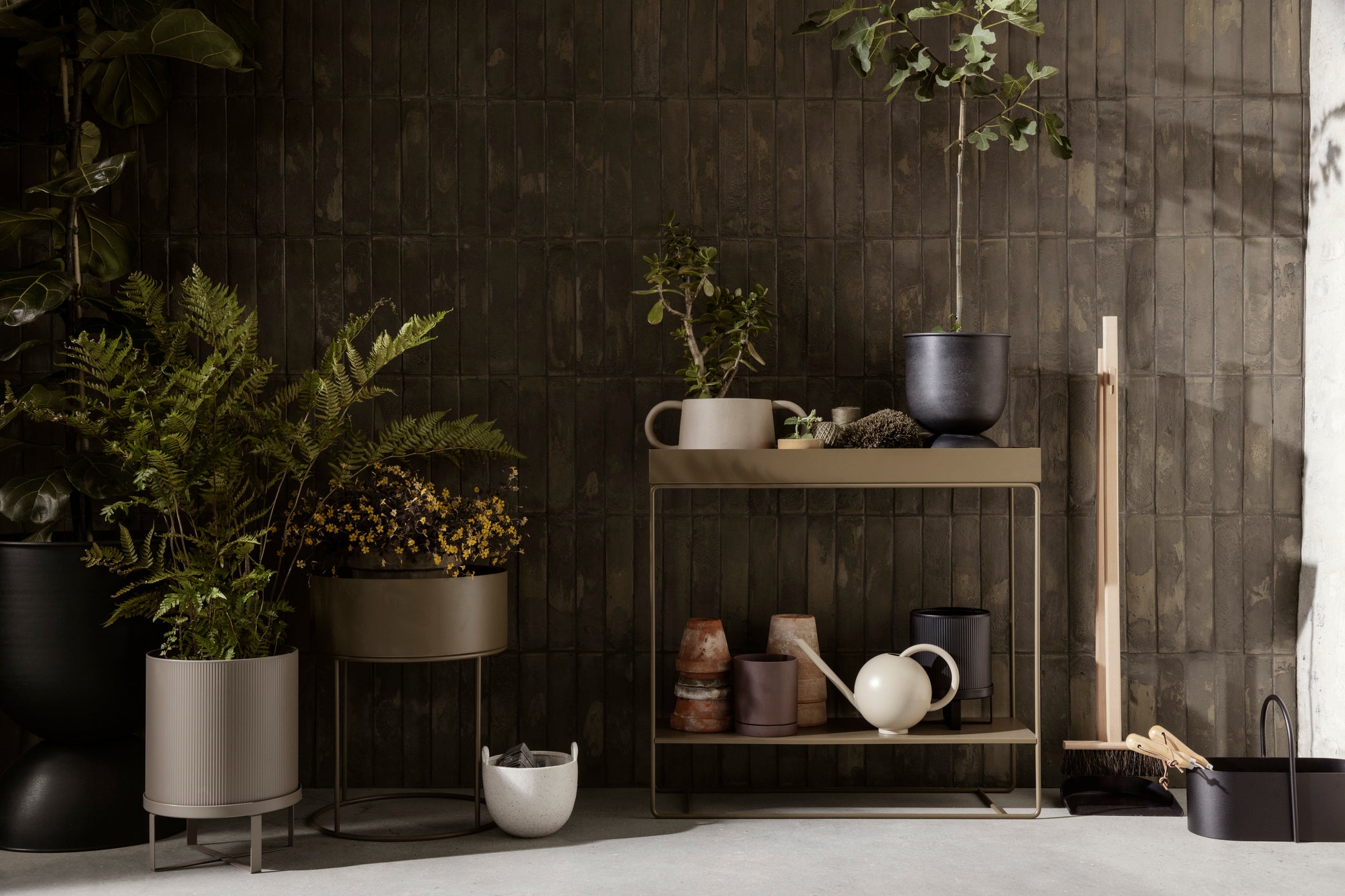 Plant Box | Two-tier | In Cashmere, Black, Grey or Olive - Lifestory - ferm LIVING
