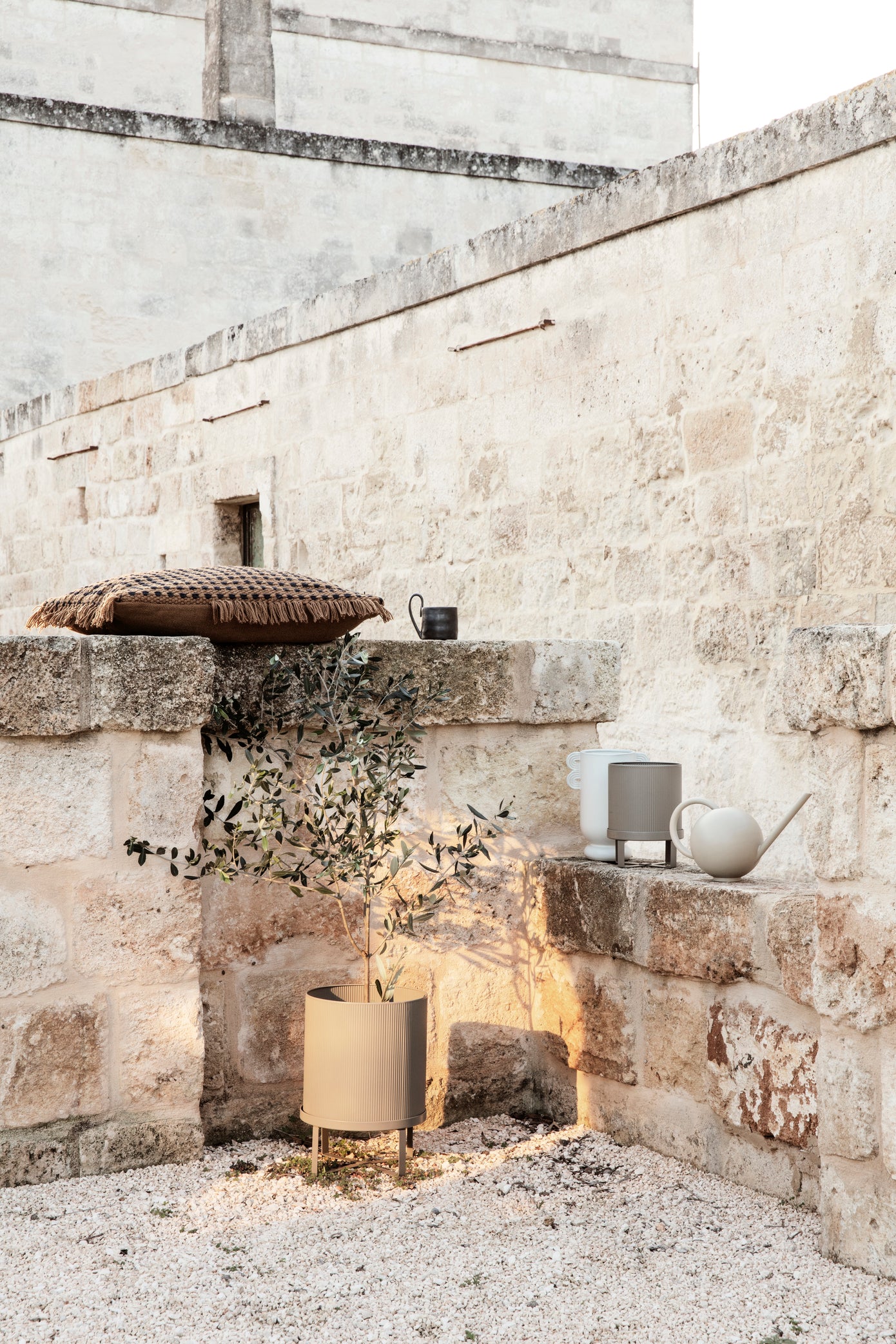 Large Bau Plant Pot | Cashmere | by ferm Living - Lifestory - ferm LIVING