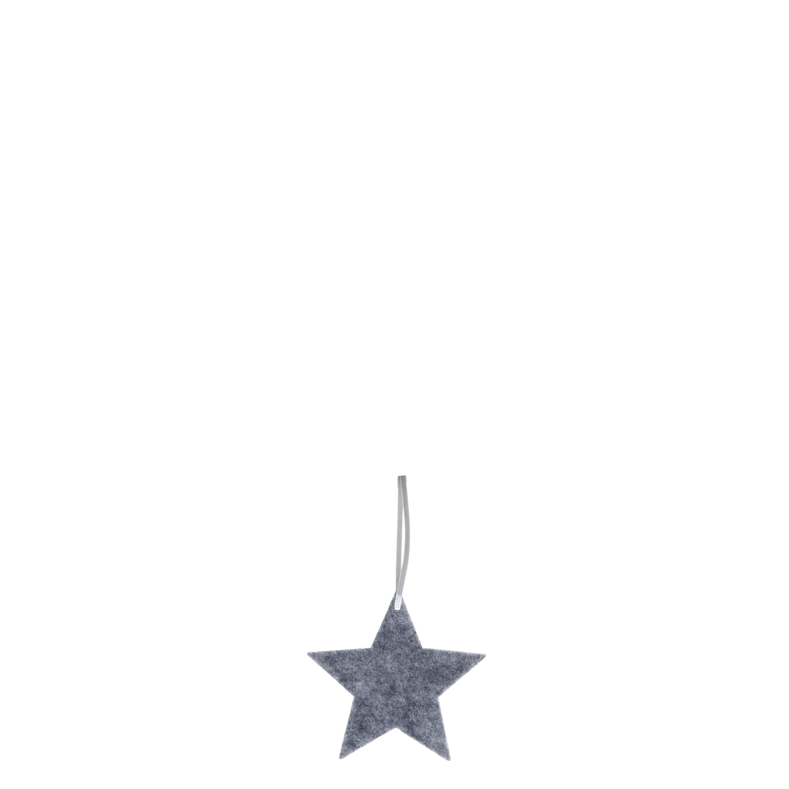 Felt Star Decoration | Starsta | Grey | by Storefactory - Lifestory - Storefactory